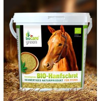 Bio Hanfschrot – Hochwertiges Naturprodukt für Pferde 1 kg