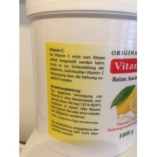 Vitamin C (Ascorbinsäure) - Nahrungsergänzungsmittel